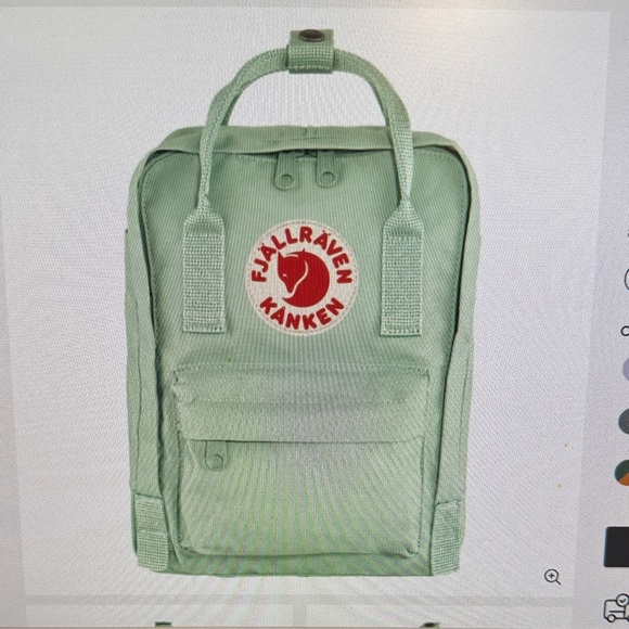 Fjallraven Other - fjallraven Kanken Mini Mint Green Backpack
